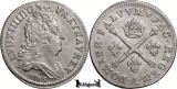 1705 A, ⅛ &Eacute;cu - Ludovic al XIV-lea (Regele Soare) - Paris - Regatul Franței, Europa, Argint