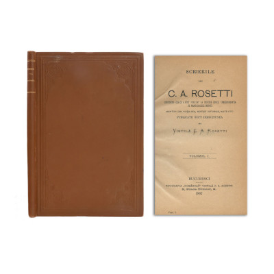 Vintilă C. A. Rosetti, Scrierile lui C. A. Rosetti, 1887 foto