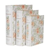 Cumpara ieftin Set 3 cutii depozitare tip Carte carton 29x24x7 cm, 25x20x6 cm, 22x16x5 cm