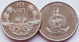 2330 Vanuatu 10 Vatu 1999 km 6 UNC, Australia si Oceania