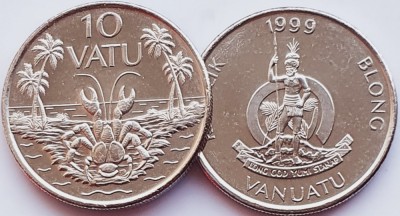 2330 Vanuatu 10 Vatu 1999 km 6 UNC foto