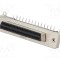 Conector SCSI TE Connectivity AMPLIMITE 50 pini ecranat unghi 90&deg; cu fixare clichet și șuruburi
