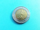 500 Lire 1995 FAO-San Marino-AUNC-in realitate arata bine!