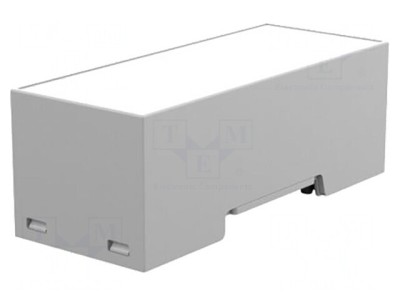 Carcasă pentru șină DIN gri 90mm x 36,1mm x 32mm foto