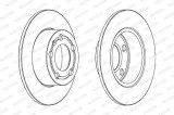 FERODO PREMIER Coat+ disc DDF929C Disc frana plin, acoperit (cu un strat protector), cu suruburi