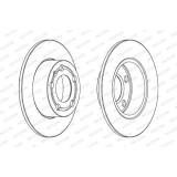 FERODO PREMIER Coat+ disc DDF929C Disc frana plin, acoperit (cu un strat protector), cu suruburi