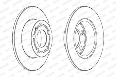 FERODO PREMIER Coat+ disc DDF929C Disc frana plin, acoperit (cu un strat protector), cu suruburi
