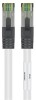 Cablu patchcord Cat8.1 SFTP 0.5m alb PiMF 2000MHz RJ45 cupru Goobay