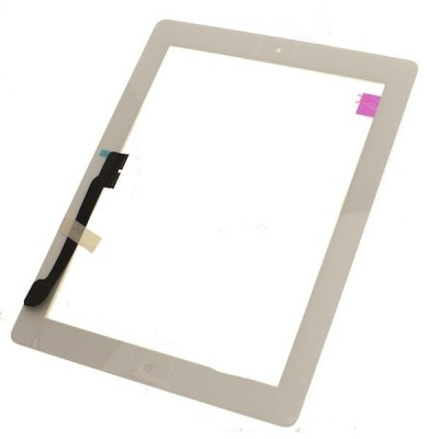 Touchscreen iPad 3, iPad 4, Alb, Complet foto