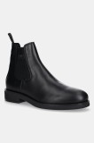 Gant ghete chelsea de piele Prepdale culoarea negru, 31651105