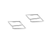 Set 2 Balamale Canapea Tip Somiera 670mm, Otel, Extensie Pat, Mecanism Rabatare, Accesorii Mobila, Rezistent