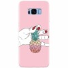 Husa silicon pentru Samsung S8, Rainbow Pinepple