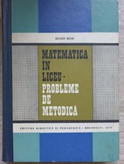 MATEMATICA IN LICEU - PROBLEME DE METODICA-EUGEN RUSU-272625
