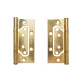 Set 2 balamale coplanare zincate 100x73 mm cu suruburi pentru usi