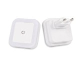 Lampa Veghe LED Patrata, Alb, 0.5W, Alimentare Retea, Montare Fixa, Dormitor/Living/Hol/Birou, Bec Inclus