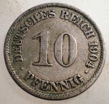 1.523 GERMANIA 10 PFENNIG 1904 A