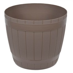 Ghiveci de Flori, Plastic, Mocca, Mocca, Diametru 29 cm