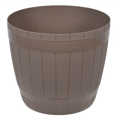 Ghiveci de Flori, Plastic, Mocca, Mocca, Diametru 29 cm foto