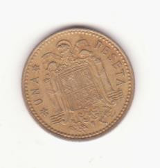 Spania 1 peseta 1975 (78 &icirc;n stea) - Juan Carlos I.