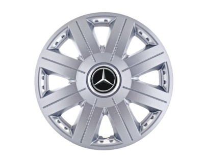 Set 4 capace roti Cosmos cromat R16 pentru gama auto Mercedes foto