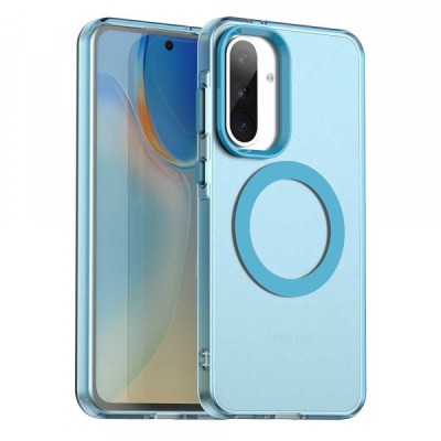 Husa MagSafe pentru Samsung Galaxy A56 A566, Techsuit, CandyCase, Albastra foto