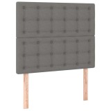 Cumpara ieftin Tablie de pat gri inchis 90x5x118/128 cm, material textil