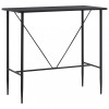 Gossi masa de bar, negru, 120 x 60 x 110 cm, mdf
