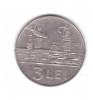 Moneda 3 lei 1966, stare buna, curata, cant intreg, Fier