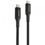 Cablu Date si Incarcare USB-C - USB-C Proove Speed Line, 240W, 1m, Negru, Universal