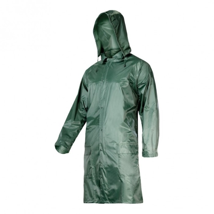 PELERINA PLOAIE CU NASTURI SI FERMOAR / VERDE - 3XL