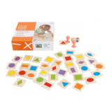 Joc Educativ cu forme geometrice Gaseste si Lipeste, Toys For Life