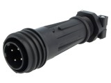 Conector circular tată 4 pini, 32A, IP68, Buccaneer 900