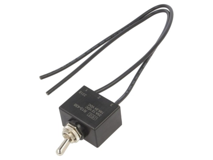 Comutator basculant ON-OFF 25A 12VDC