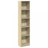 Biblioteca, stejar sonoma, 40x24x176 cm, lemn prelucrat
