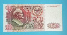 Rusia 500 Ruble 1992 &amp;#039;Lenin&amp;#039; UNC serie: BT 9984714 foto