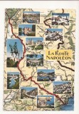 FR2-Carte Postala - FRANTA - La route Napoleon, circulata 1968