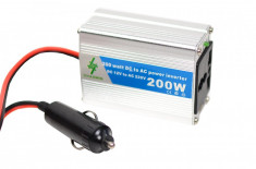 Invertor auto 200W Chaomin 12V - 220V cu iesire USB 2A foto