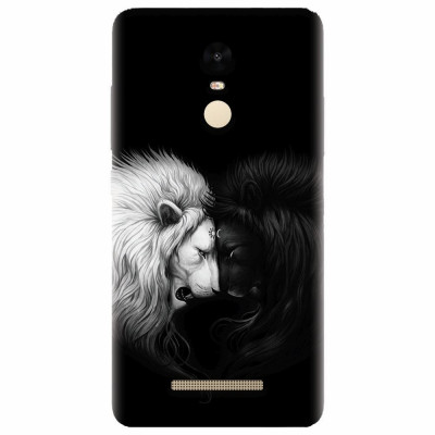 Husa silicon pentru Xiaomi Remdi Note 3, Lions foto