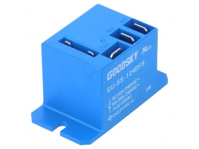 Releu Electromagnetic SPDT 24VDC 30A foto