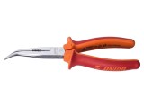 Clești laterali curbați Unior 200mm, oțel carbon, m&acirc;ner ergonomic, conform DIN ISO 5745