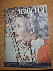 revista pentru femei - mariana - 15 - 30 aprilie 1941 - moda,idealul frumusetii feminine,numar de paste,ce mancam de paste