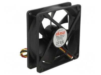 Ventilator DC axial 12V 92x92x25mm 23,8dBA EBR 1,83mmH2O foto