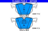 ATE 13.0460-7225.2 set placute frana,frana disc