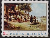 BC869, Romania 1971, timbru picturi