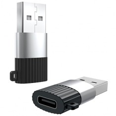 Adaptor Date si Incarcare USB-C - USB-A XO Design NB149-E, Negru