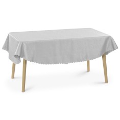Fata de masa ovala cu ornament Jemidi, 160 x 220 cm, Maro, Poliester, 55264.25.27