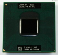 Procesor laptop Intel Pentium T3200 2,00GHz 667MHz FSB
