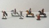 Lot de 6 indieni soldati de plumb cca 1930
