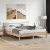 Cumpara ieftin Cadru de pat fără saltea, 160x200 cm, lemn masiv pin