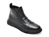 Ghete OTTER negre, 690077, din piele naturala